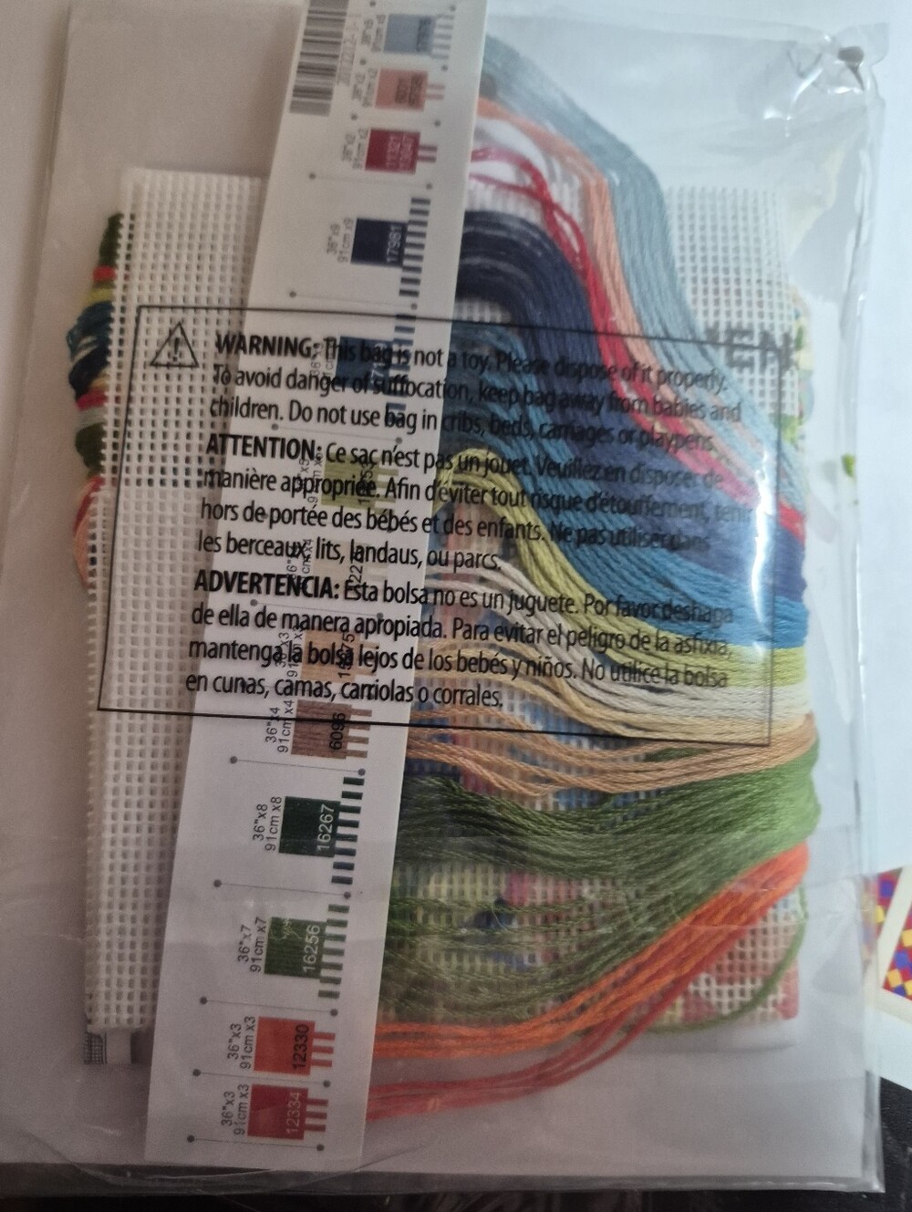 Dimensions Needlepoint Kit- Koi Pond - Picture 3 of 4